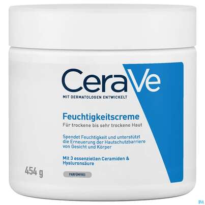 Sie sehen eine Packung Cerave Feuchtigkeitscreme 454g, Produktbild: 03 Cerave Feuchtigkeitscreme 454g, A-Nr.: 4801895 - 03