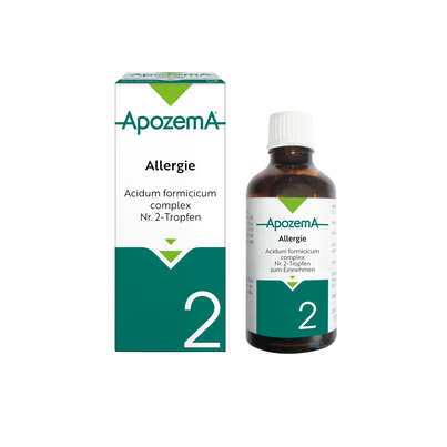 Sie sehen eine Packung Apozema® Nr. 02 Allergie-Tropfen, Produktbild: 01 Apozema® Nr. 02 Allergie-Tropfen, A-Nr.: 0988023 - 01