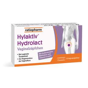 Hylaktiv Hydrolact Vaginalzäpfchen, A-Nr.: 3883431 - 01