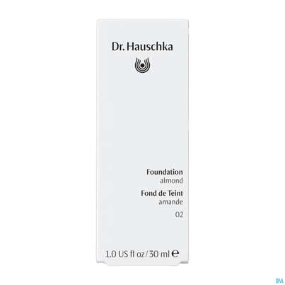 Sie sehen eine Packung Dr. Hauschka Foundation 02 Almond 30ml, Produktbild: 01 Dr. Hauschka Foundation 02 Almond 30ml, A-Nr.: 4592606 - 01