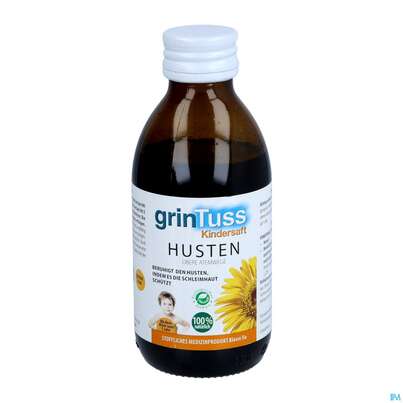 Sie sehen eine Packung Hustensaft Aboca Grintuss Kinder Ab 1jahr 210g, Produktbild: 03 Hustensaft Aboca Grintuss Kinder Ab 1jahr 210g, A-Nr.: 5617001 - 03