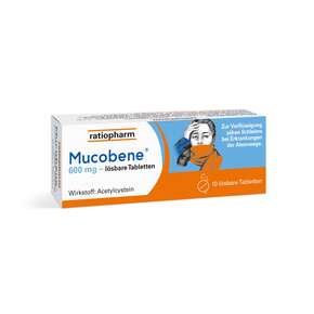 Mucobene® 600 mg lösbare Tabletten, A-Nr.: 1342470 - 01