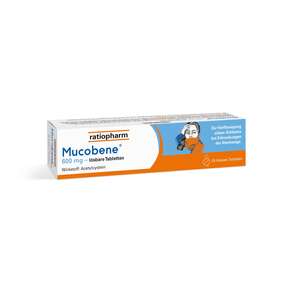 Mucobene® 600 mg – lösbare Tabletten, A-Nr.: 3931466 - 01