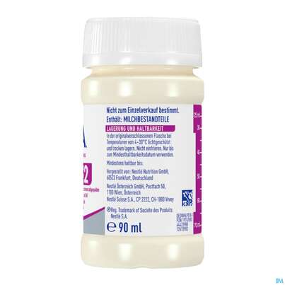 Sie sehen eine Packung Beba Fruehgeborenennahrung Stufe 2 Fluessig 12610983 90ml 32st, Produktbild: 11 Beba Fruehgeborenennahrung Stufe 2 Fluessig 12610983 90ml 32st, A-Nr.: 3939309 - 11