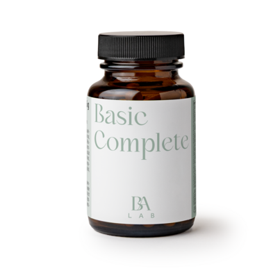 Sie sehen eine Packung Bioflora LAB Basic Complete Kapseln 60 ST, Produktbild: 01 Bioflora LAB Basic Complete Kapseln 60 ST, A-Nr.: 5888800 - 01