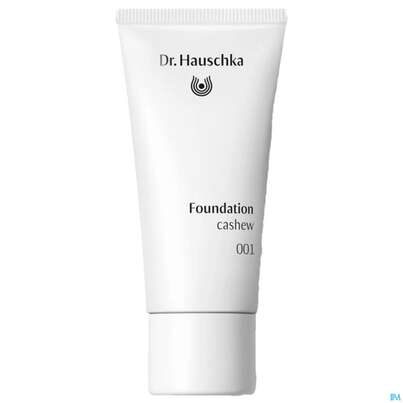 Sie sehen eine Packung Dr. Hauschka Foundation 001 Cashew 30ml, Produktbild: 03 Dr. Hauschka Foundation 001 Cashew 30ml, A-Nr.: 5355073 - 03