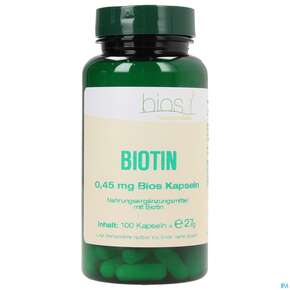 Bios Biotin 0,45mg 100 Kapseln, A-Nr.: 3890738 - 01