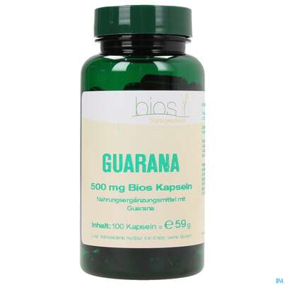 Bios Guarana 500mg 100 Kapseln, A-Nr.: 3891488 - 01