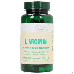 Bios l-arginin 400mg 100 Kapseln, A-Nr.: 3891933 - 01