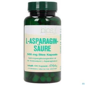 Bios l-asparaginsäure 500mg Kapseln 100 Kapseln, A-Nr.: 3891985 - 01