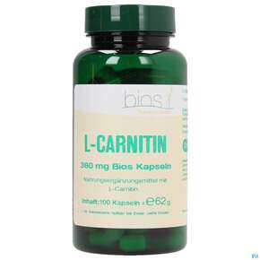 Bios l-carnitin 360mg 100 Kapseln, A-Nr.: 3892016 - 01