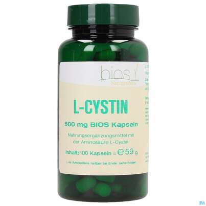 Bios l-cystin 500mg 100 Kapseln, A-Nr.: 3892051 - 01