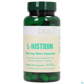 Bios l-histidin 500mg 100 Kapseln, A-Nr.: 3892097 - 01