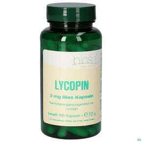 Bios Lycopin 3mg 100 Kapseln, A-Nr.: 3892401 - 01