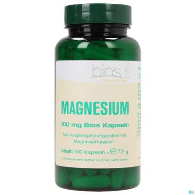 Bios Magnesium 100mg 100 Kapseln, A-Nr.: 3892476 - 01