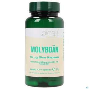 Bios Molybdän 75 µg 100 Kapseln, A-Nr.: 3892542 - 01