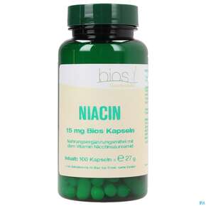 Bios Niacin 15mg 100 Kapseln, A-Nr.: 3892594 - 01