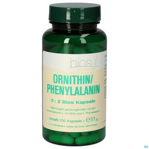 Bios Ornithin/phenylalanin 3:2 100 Kapseln, A-Nr.: 4247134 - 01