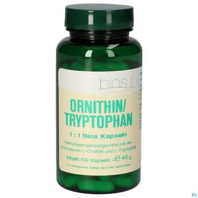Bios Ornithin/tryptophan 1:1 100 Kapseln, A-Nr.: 4247140 - 01