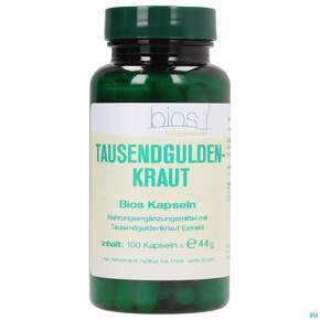 Bios Tausendguldenkraut 100 Kapseln, A-Nr.: 3893263 - 01