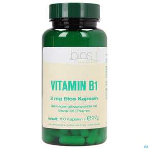 Bios Vitamin B1 3mg 100 Kapseln, A-Nr.: 3893406 - 01