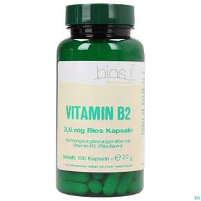 Bios Vitamin B2 3,6mg 100 Kapseln, A-Nr.: 3893429 - 01