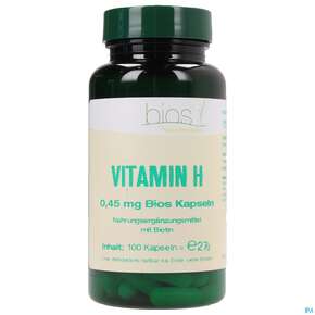 Bios Vitamin H 0,45mg 100 Kapseln, A-Nr.: 3999174 - 01