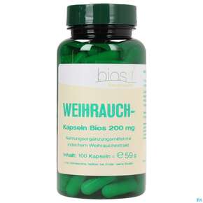 Bios Weihrauch Kapseln 200mg 100 Kapseln, A-Nr.: 3893607 - 01