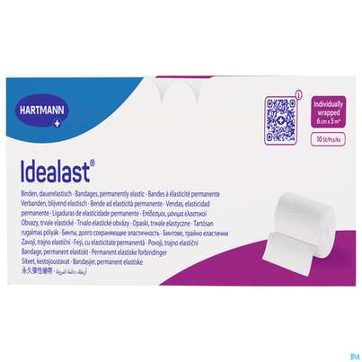 Elastische Binden Idealast 10 Binden Unterverpackt 5mx 6cm 1st, A-Nr.: 1738162 - 01