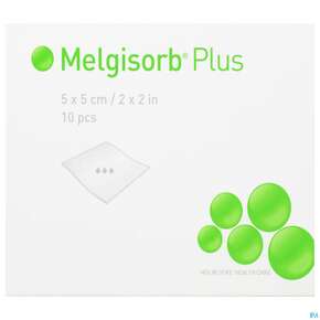 Melgisorb Plus Steril 5x 5cm 10st, A-Nr.: 4245106 - 01