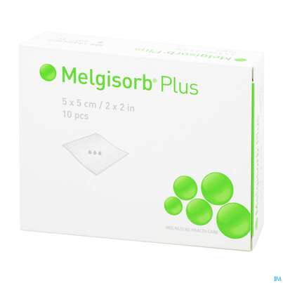 Melgisorb Plus Steril 5x 5cm 10st, A-Nr.: 4245106 - 02