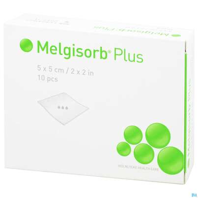 Melgisorb Plus Steril 5x 5cm 10st, A-Nr.: 4245106 - 03