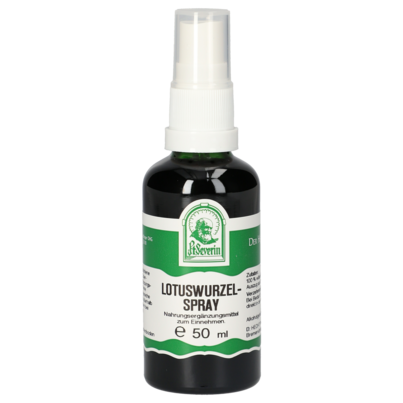 Sie sehen eine Packung LOTUSWURZEL SPRAY 50 ML, Produktbild: 01 LOTUSWURZEL SPRAY 50 ML, A-Nr.: 4485626 - 01