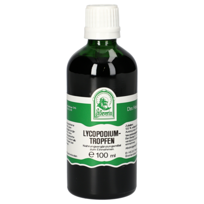 Sie sehen eine Packung LYCOPODIUM TROPFEN 100 ML, Produktbild: 01 LYCOPODIUM TROPFEN 100 ML, A-Nr.: 4485804 - 01