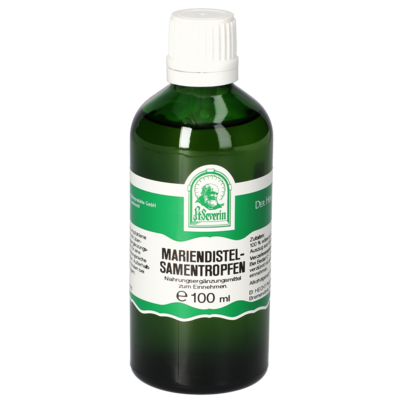Sie sehen eine Packung MARIENDISTELSAMEN TROPFEN 100 ML, Produktbild: 01 MARIENDISTELSAMEN TROPFEN 100 ML, A-Nr.: 4377701 - 01