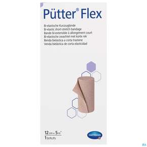 Puetter-verband Flex Kurzzugbinde 12cm 1st, A-Nr.: 3942613 - 01
