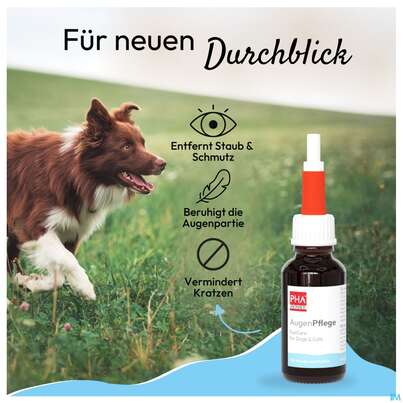 Veterinaerprodukte Pha Augenpflege Hund +katze Lösung 20ml, A-Nr.: 4996798 - 09