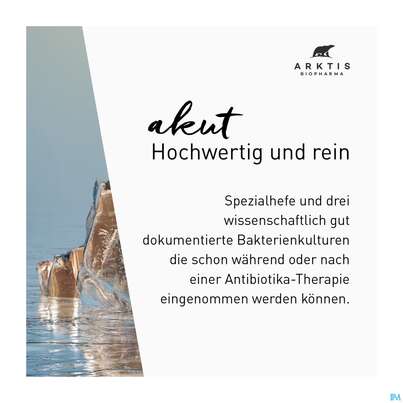 Sie sehen eine Packung Arktis Arktibiotic Kapseln Akut 30st, Produktbild: 06 Arktis Arktibiotic Kapseln Akut 30st, A-Nr.: 4750382 - 06