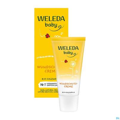 Sie sehen eine Packung Weleda Calendula Wundschutzcreme 30ml, Produktbild: 06 Weleda Calendula Wundschutzcreme 30ml, A-Nr.: 5190910 - 06
