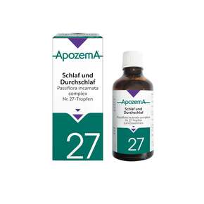 Apozema® Nr. 27 Schlaf- und Durchschlaf-Tropfen, A-Nr.: 0987779 - 01