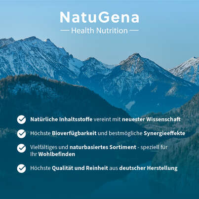 Sie sehen eine Packung NatuGena Vitamin D3 + K2 5000, Produktbild: 06 NatuGena Vitamin D3 + K2 5000, A-Nr.: 6147833 - 06