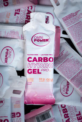 OMNi-POWER® CARBO HYDRO GEL PRO Cola + Koffein, A-Nr.: 6013133 - 02