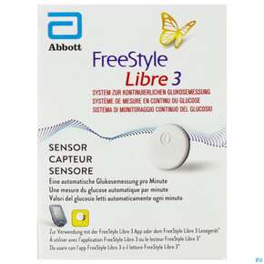 Diagnostika U.zubehoer Freestyle/libre 3 Sensor Inkl.applikator Pq 72 1st, A-Nr.: 5817740 - 01