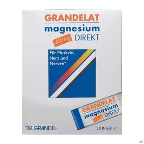 Magnesium Grandelat Direkt 400mg Briefchen Nr.3038 20st, A-Nr.: 3093686 - 01