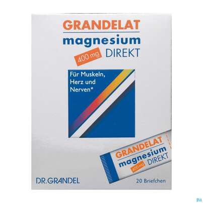 Magnesium Grandelat Direkt 400mg Briefchen Nr.3038 20st, A-Nr.: 3093686 - 01