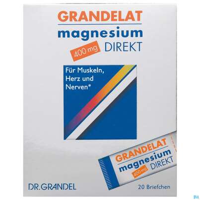Magnesium Grandelat Direkt 400mg Briefchen Nr.3038 20st, A-Nr.: 3093686 - 02