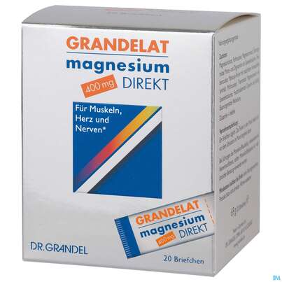 Magnesium Grandelat Direkt 400mg Briefchen Nr.3038 20st, A-Nr.: 3093686 - 03