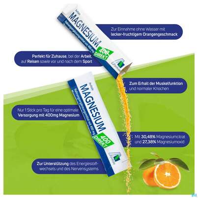 Magnesium Sticks 400 Direkt Orange 20st, A-Nr.: 5296270 - 05