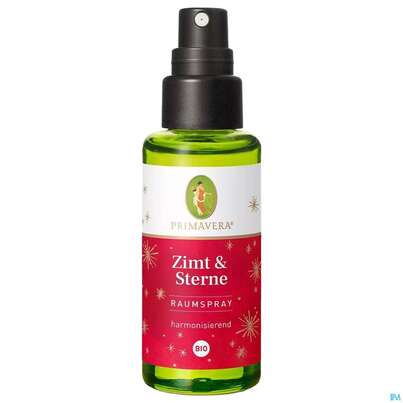 Sie sehen eine Packung Primavera Raumspray Zimt +sterne 50ml, Produktbild: 02 Primavera Raumspray Zimt +sterne 50ml, A-Nr.: 3174019 - 02