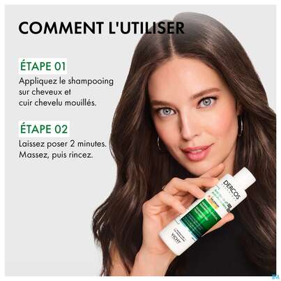 Sie sehen eine Packung Shampoon Vichy/dercos Anti-schuppen Pflege Fettiges Haar 200ml, Produktbild: 08 Shampoon Vichy/dercos Anti-schuppen Pflege Fettiges Haar 200ml, A-Nr.: 4357383 - 08